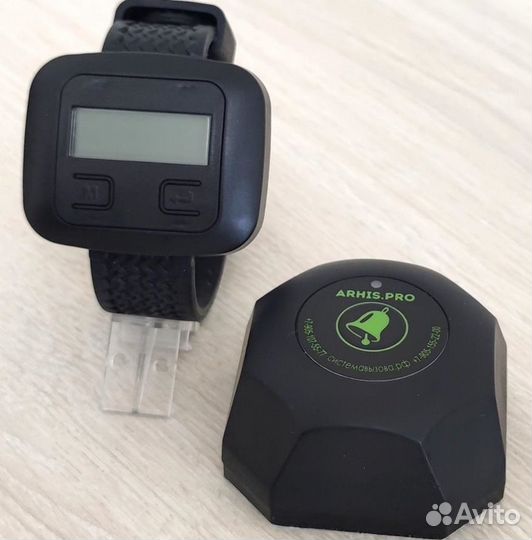 Комплект часы официанта и кнопка вызова персонала