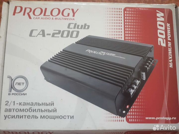 Автомобильный усилитель звука