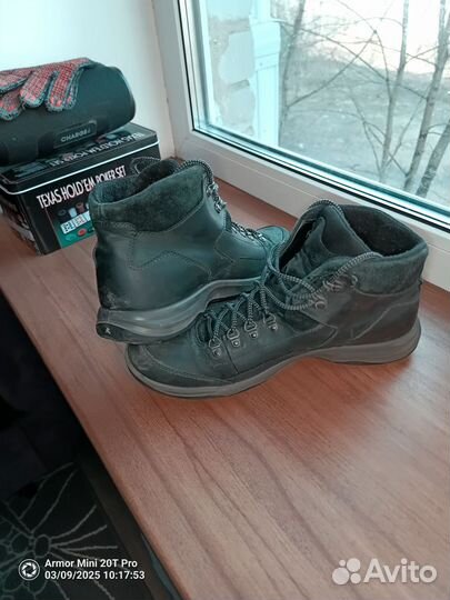 Ботинки ecco зима -осень