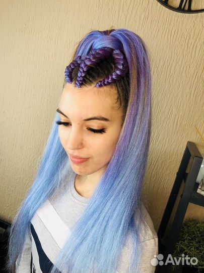 Косы с канекалоном, брейды