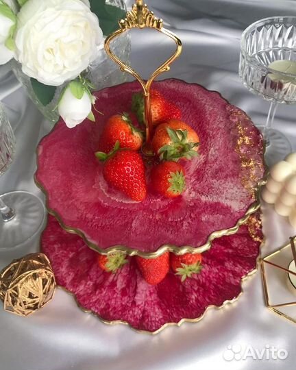 Фруктовница из эпоксидной смолы