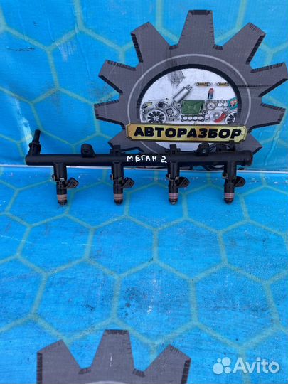 Рампа топливная Renault megane 2 меган 2