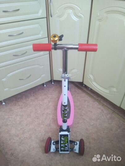 Самокат детский четырёхколёсный silapro