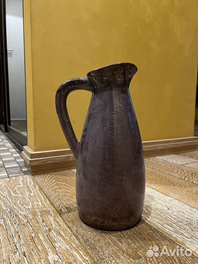 Кувшин ваза искусственно состаренная