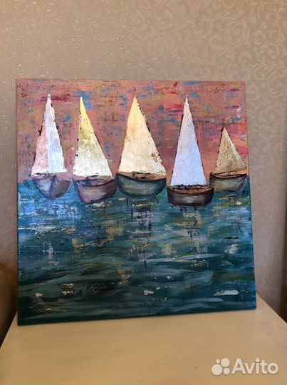 Интерьерная картина маслом на холсте