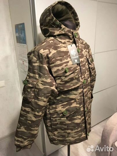 Камуфляжный Костюм Горка. Зимний на флисе