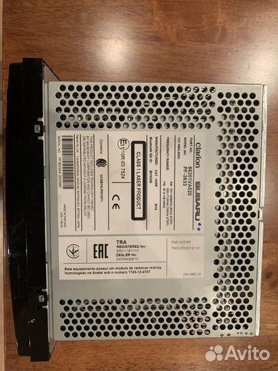 Магнитола 2Din Subaru