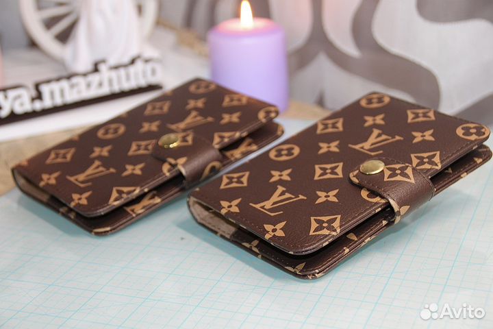 Обложка на паспорт louis vuitton (ручнаяработа