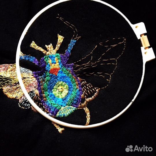 Занятия по современной художественной вышивке