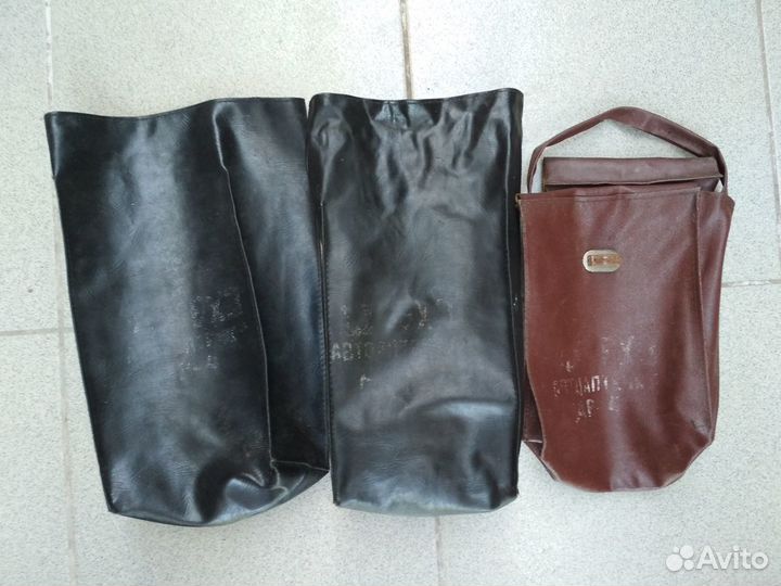 Аптечка авто, футляр мягкий, кожзам, ссср, 1980-е