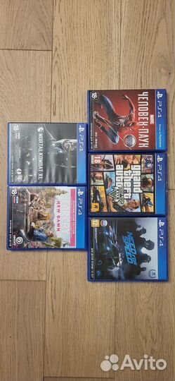 Диски на приставку ps4