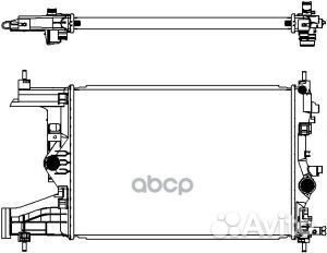 Радиатор opel astra J 09