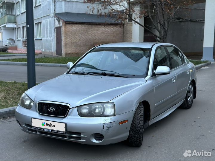 Hyundai Elantra 2.0 AT, 2001, 185 000 км
