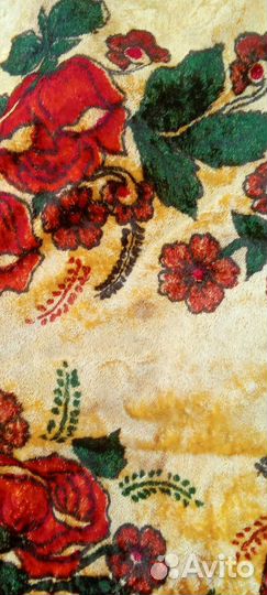 Плюшевая скатерть СССР