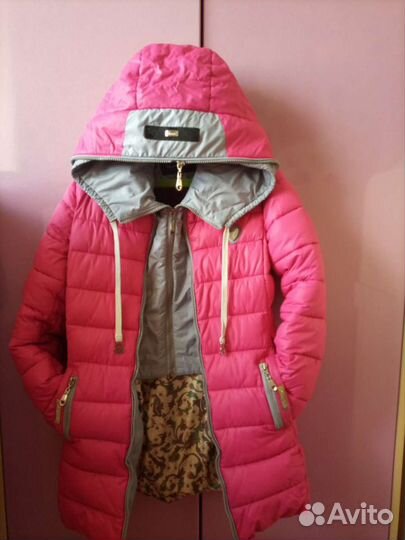 Пуховик для девочки на 8-10 лет