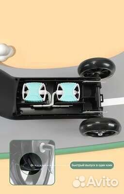 Детский велосипед 3 в 1, самокат-беговел-велосипед