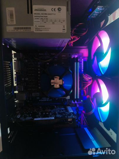 Игровой 4ядра, 16озу, ssd, rx 550,моник, переферия