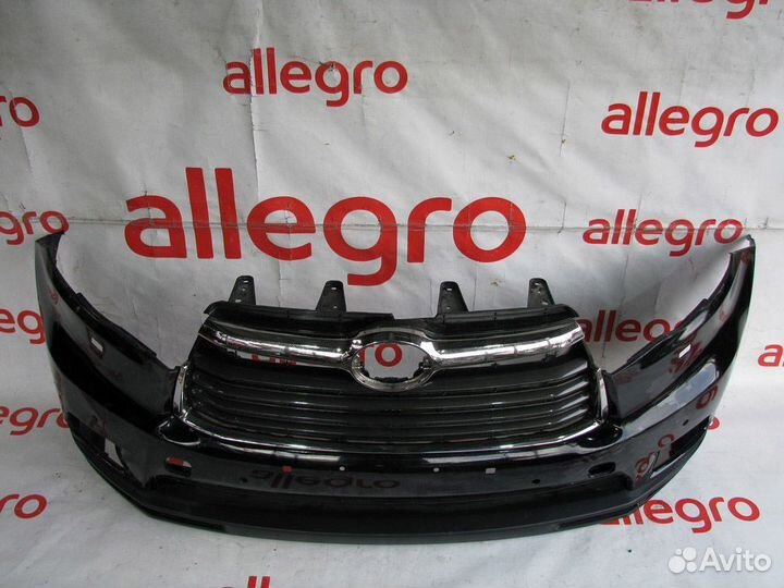 Toyota Highlander 3 бампер передний 2012+
