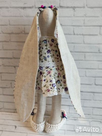 Кукла тильда заяц ручная работа