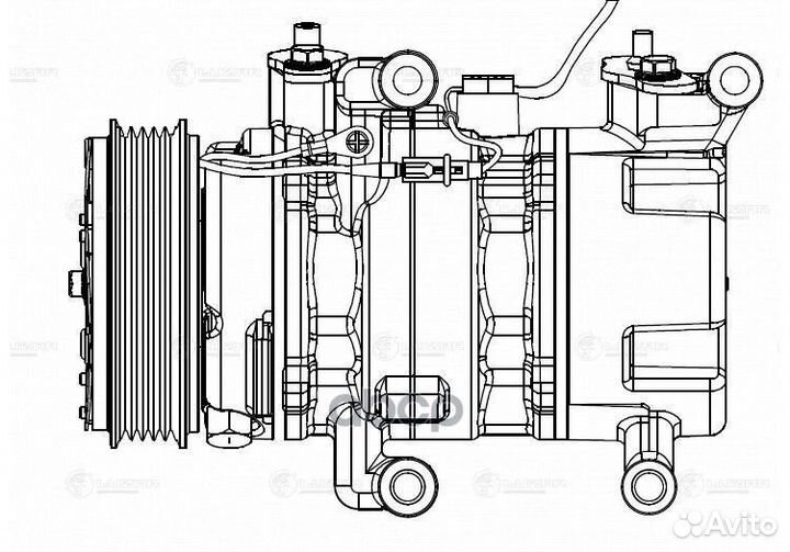 Компрессор кондиц. lcac2520 luzar