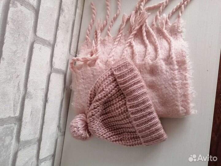 Комплект шапка, шарф