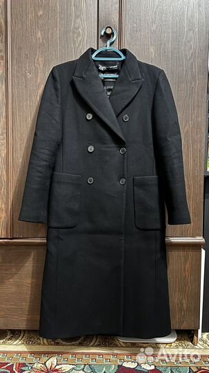 Шерстяное пальто zara