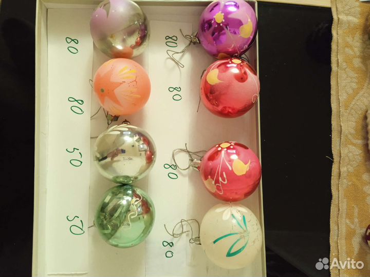 Елочные игрушки СССР