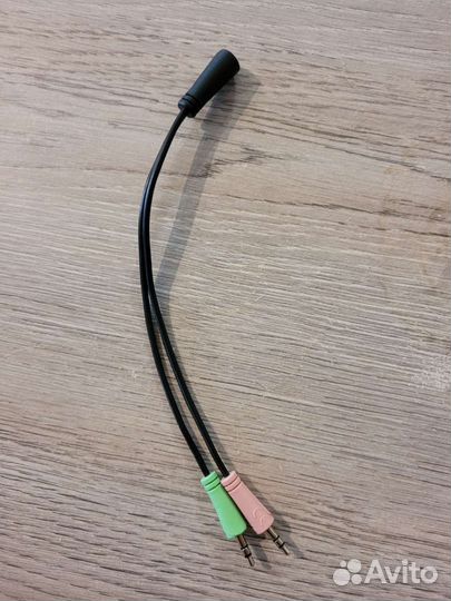 Переходник - разветвитель на микрофон и наушники