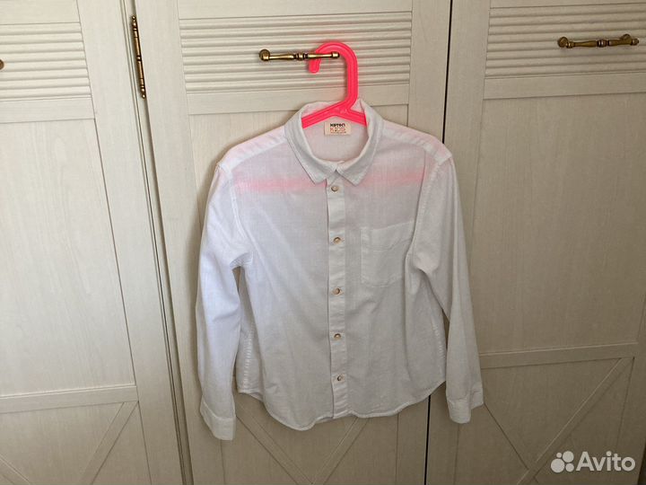 Белая рубашка для мальчика