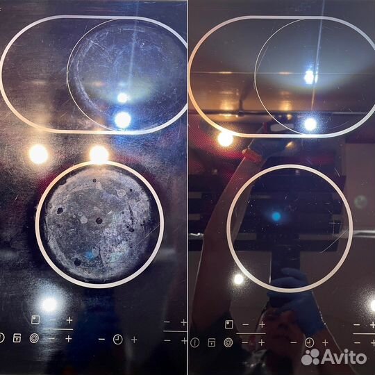 Полировка варочных панелей