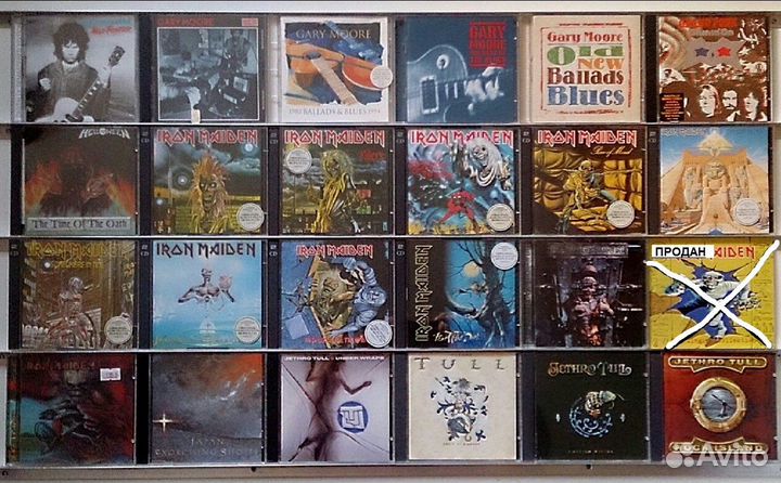 Фирменные CD (metal, rock, art-rock, blues) часть2