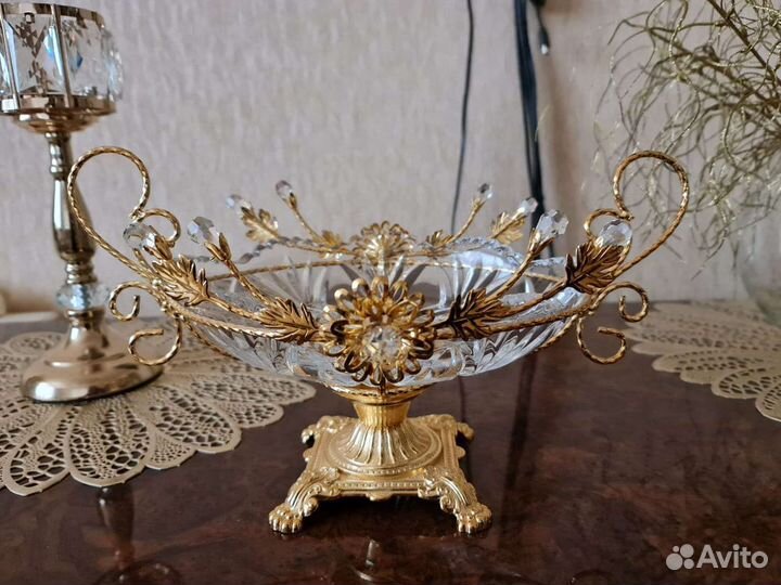 Хрустальная ваза