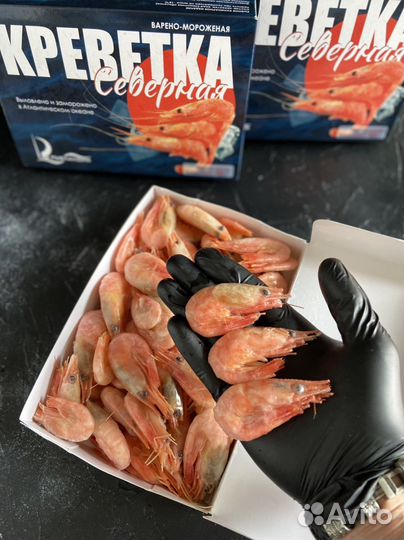 Креветки северные 70/90 свежий улов 2023г