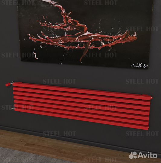 Дизайнерский радиатор отопления Steel