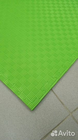 Мягкий пол татами 12 мм зеленый будо-мат Китай