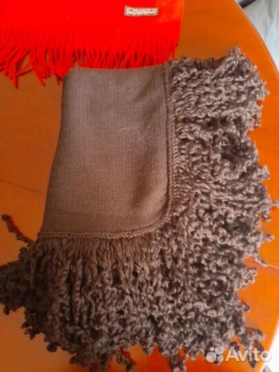 Павловопосадский платок шерсть бу