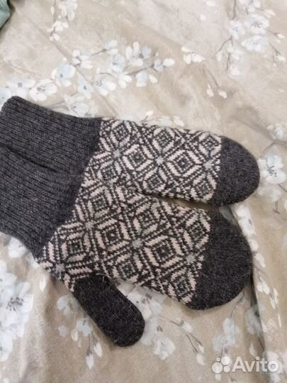 Женский комплект шарф+ шапка нов+ варежки