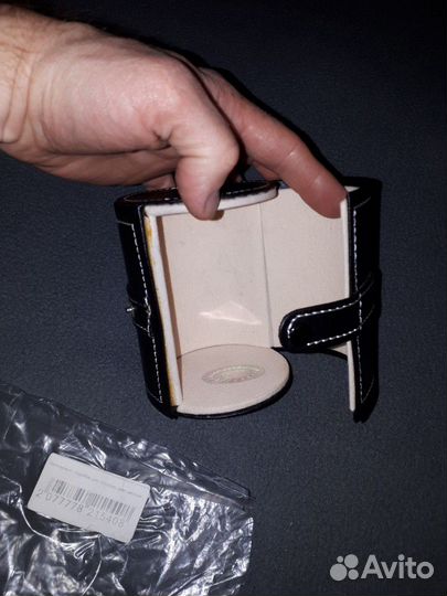 Коробка для галстука, часов. Кожа. Новая