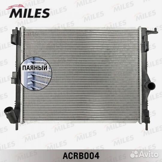 Miles acrb004 Радиатор renault duster/logan/sander