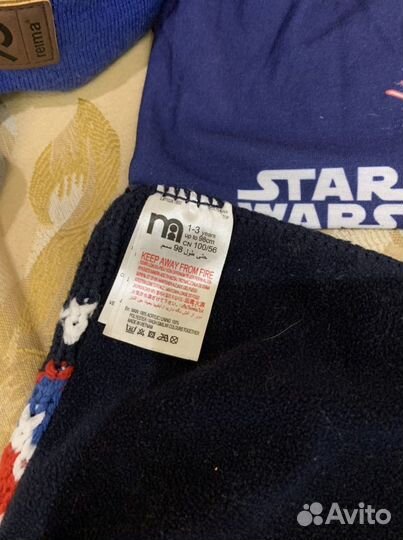 Шапка шлем шарфы варежки reima