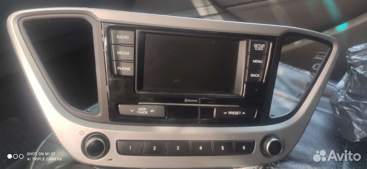 Штатная магнитола на hyundai solaris