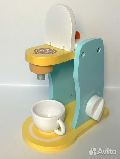 Детский деревянный набор Кофемашина