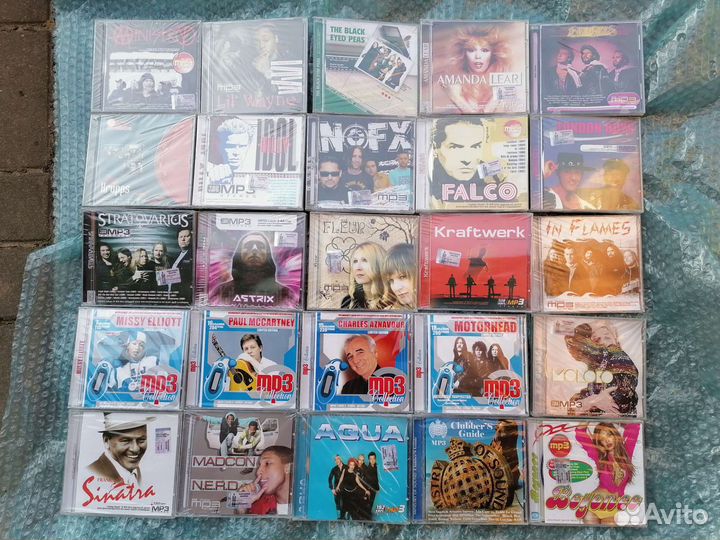 Mp3 диски новые, ящик 5