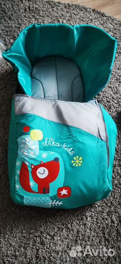 Матрац для санок с чехлом для ног Nika