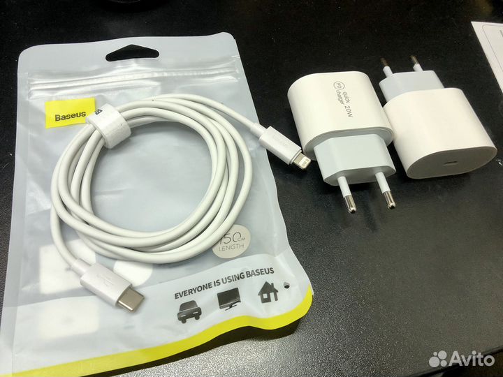 Зарядное устройство на iPhone / какбель type-c