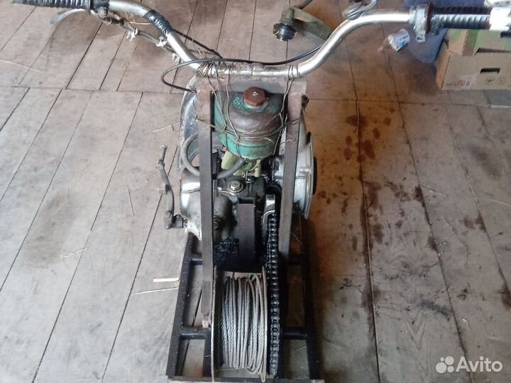 Лебёдка для вспашки огорода