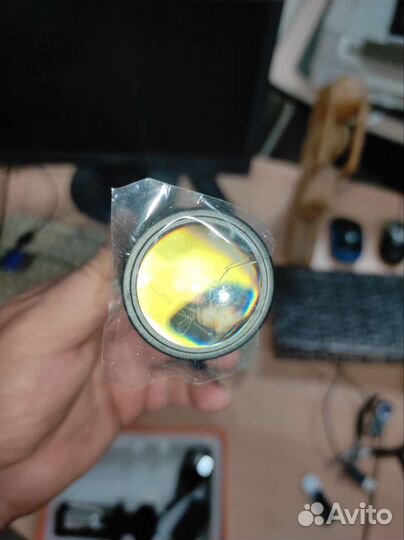 6 led h4 mini led lens