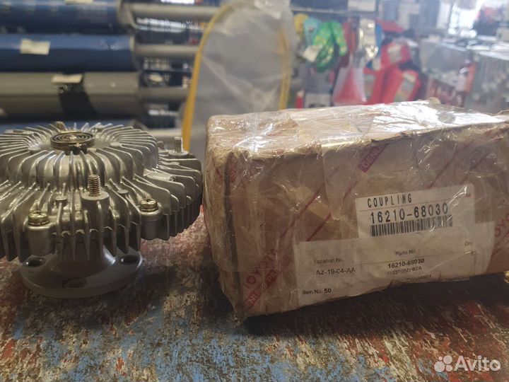 Вискомуфта оригинальная Toyota Land Cruiser 1HD-T