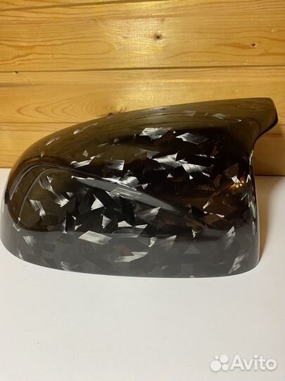 Накладки зеркал BMW F15 F16 кованый карбон