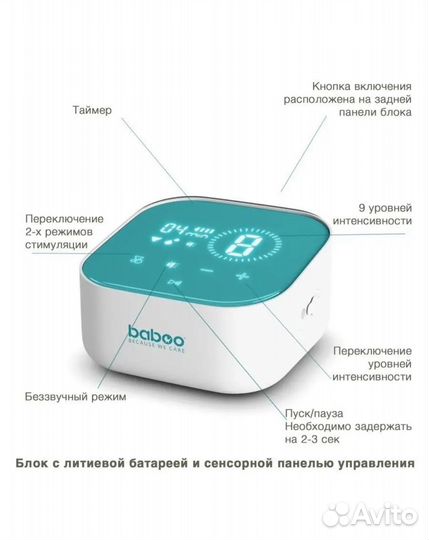 Молокоотсос baboo электрический новый